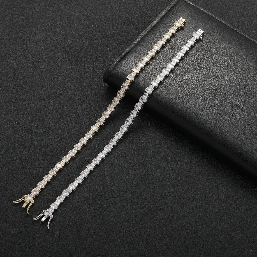 2ct Diamond Womens 14K Gold Tennis Bracelet Ladies 14 Karat Silver Jewelry 7" 8" - Picture 5 of 6
